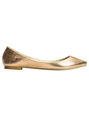 New Yorker Accessoires arany balerina cipő