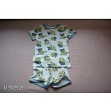 134-140-es H&M-es minyonos rövid fiú pizsama << lejárt 635526