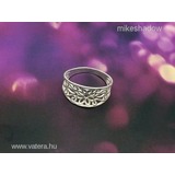 Virág mintás női ezüstgyűrű, ezüst gyűrű Minden méretben! << lejárt 586274