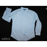 Ralph Lauren férfi újszerű ing kék-fehér csikos L es << lejárt 447314