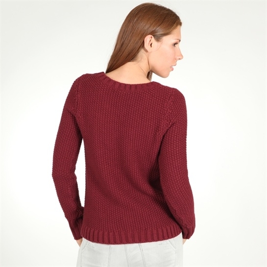 Pimkie kötött bordó pulóver 2012 fotója