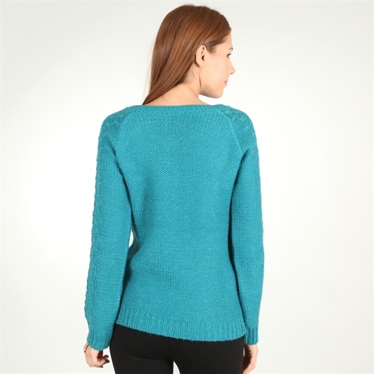 Pimkie kék kötött pulóver 2012 fotója