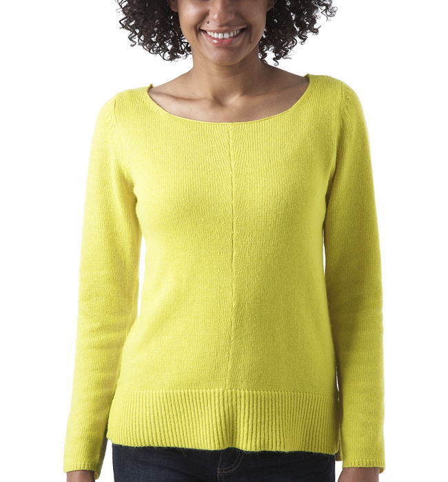 Promod sárga kötött pulóver fotója