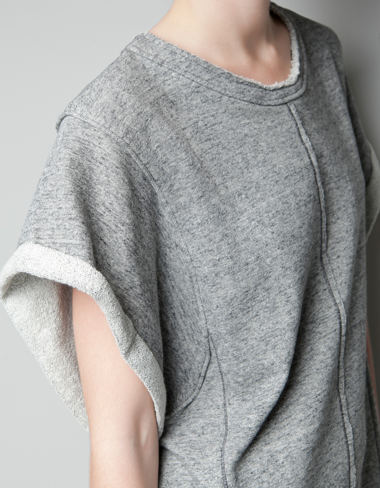 Zara szürke pulóver ruha 2012.10.21 fotója