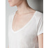 Zara fehér v-nyakú póló