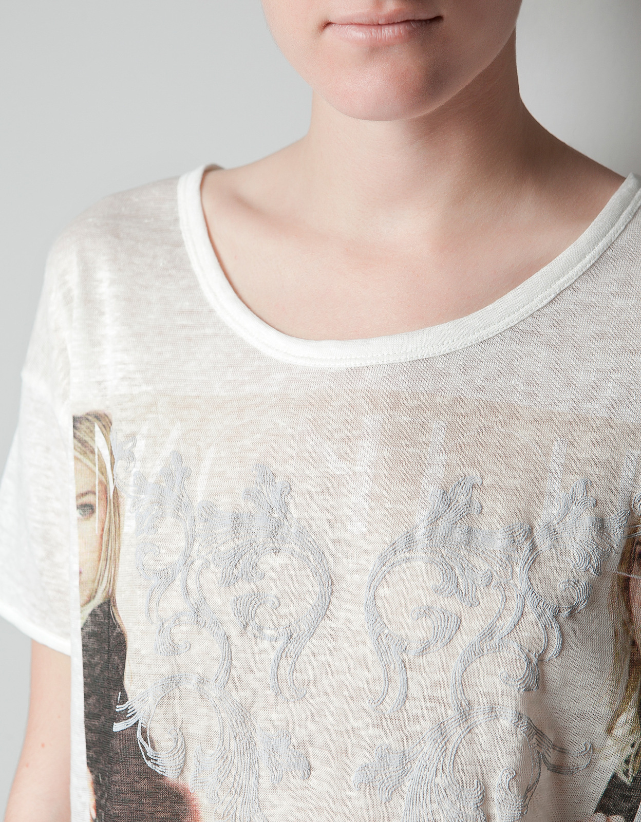 Zara nyomott mintás póló 2012.10.20 #20375 fotója