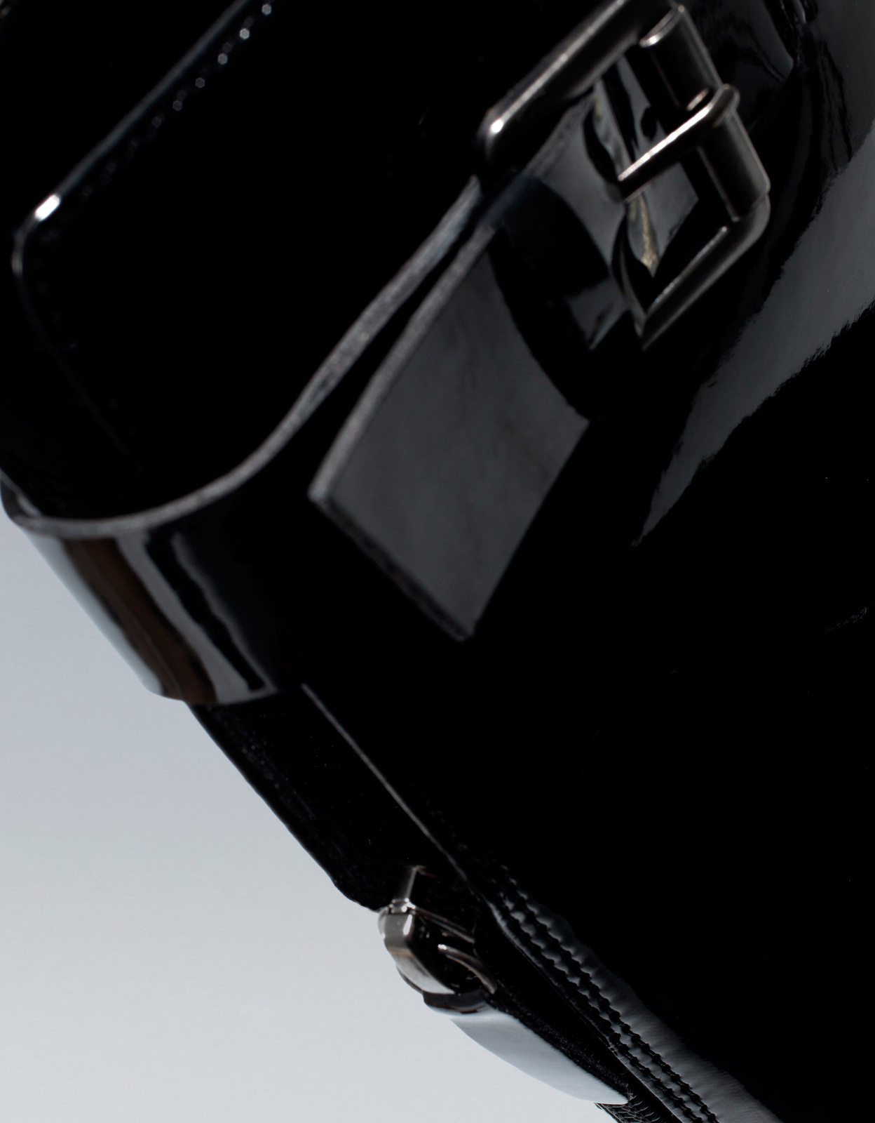 Zara fekete lakk csizma 2012.10.20 #20435 fotója