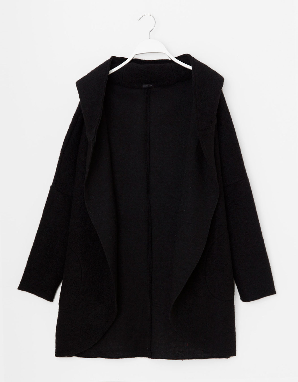 Oysho fekete kapucnis kabát 2012.11.16 #24874 fotója
