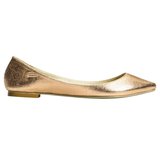New Yorker Accessoires arany balerina cipő