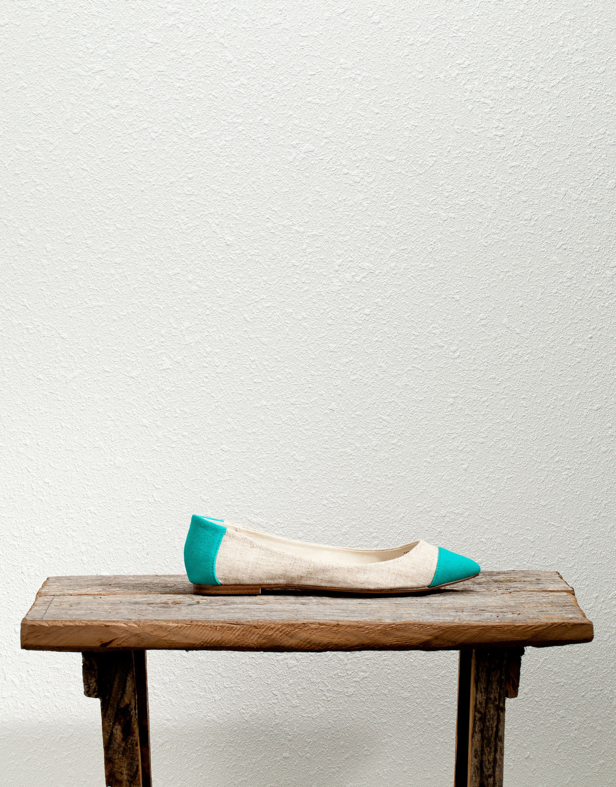 Pull and Bear kék orrú balerina cipő fotója