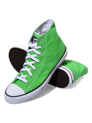 New Yorker Accessoires zöld magasszárú férfi tornacipő