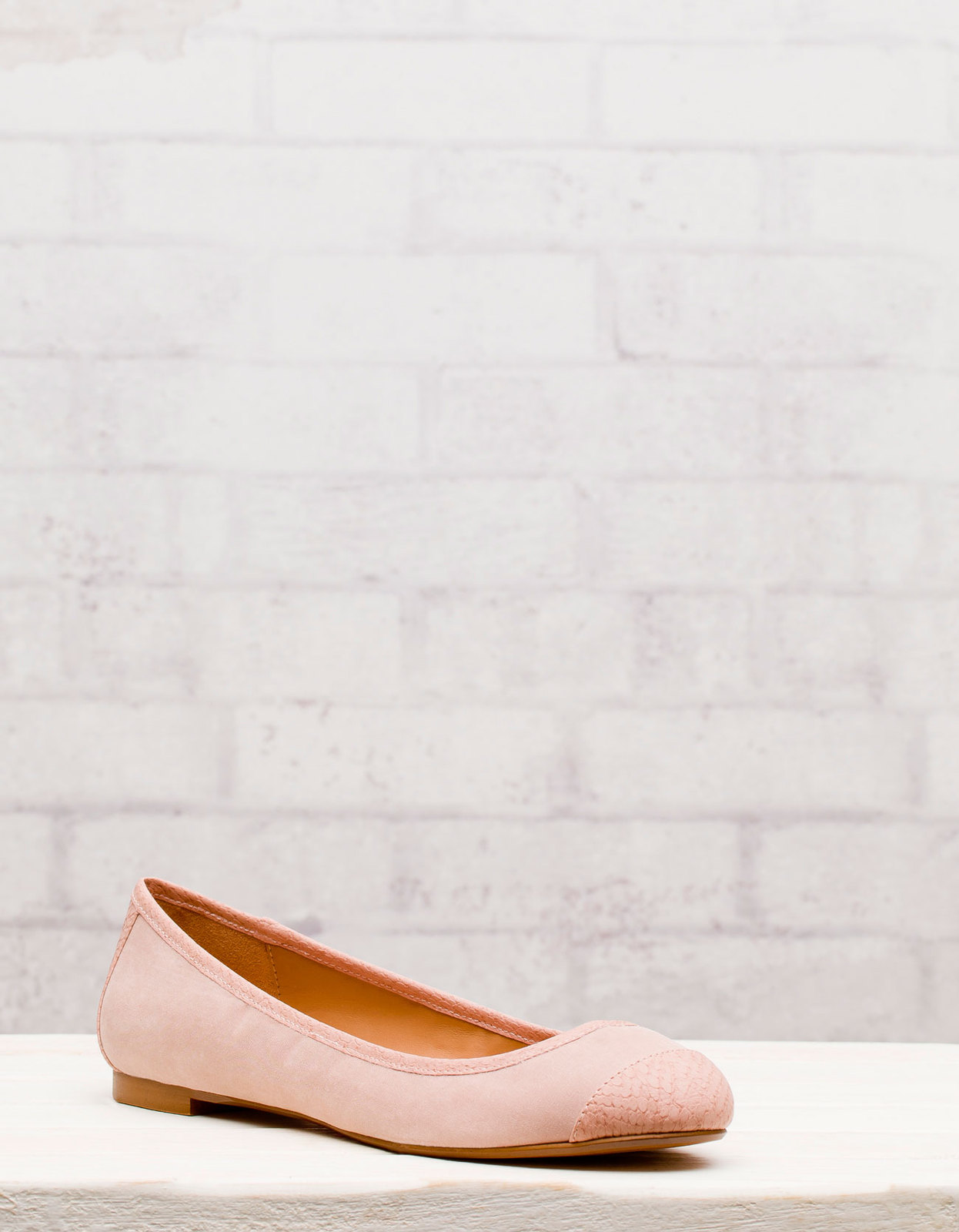 Stradivarius halvány rózsaszín balerina cipő 2012 fotója