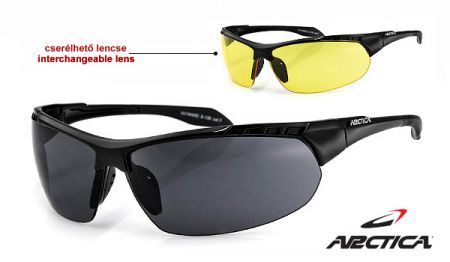 Arctica fekete UV 400 szemüveg divatos napszemüveg fotója