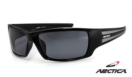 Arctica fekete sport napszemüveg divat napszemüveg fotója