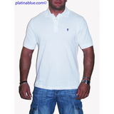 Platinablue fehér ruházat póló