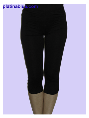 Platinablue fekete leggings női nadrág