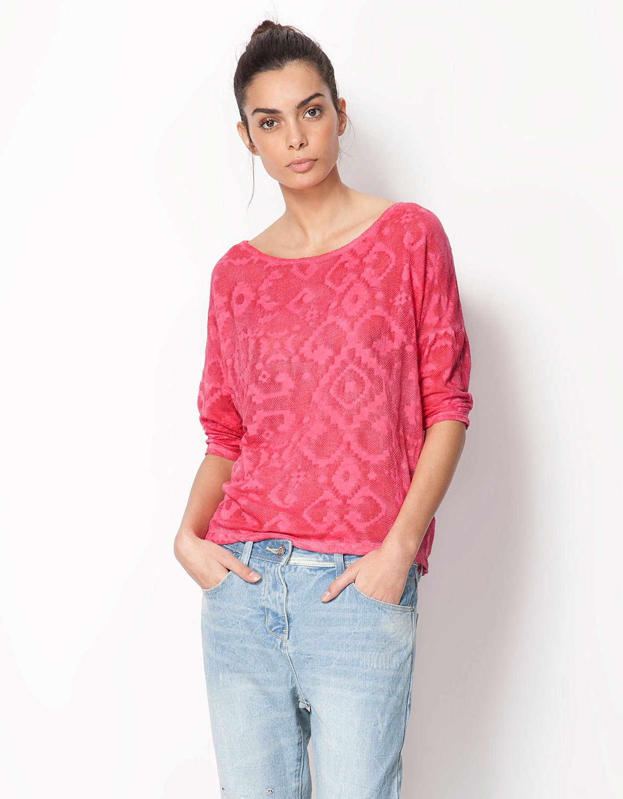Bershka pink pulóver fotója