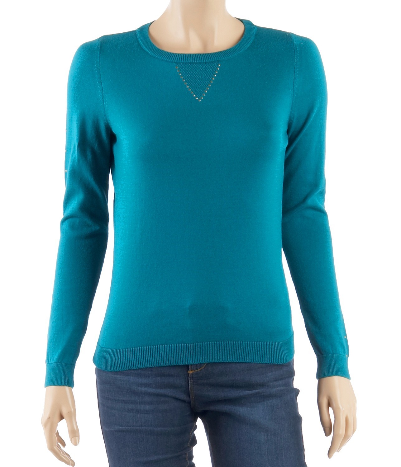 Camaieu kék márkás divatos pulóver fotója