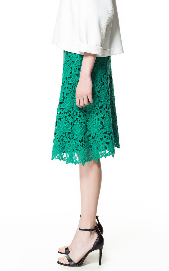 Zara csipke szoknya 2013.4.3 fotója