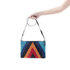 Zara multicolor horgolt táska