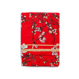 Zara piros japán mintás sál