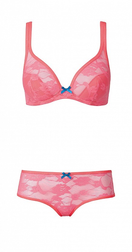 Tezenis pink csipkés fehérnemű szett fotója