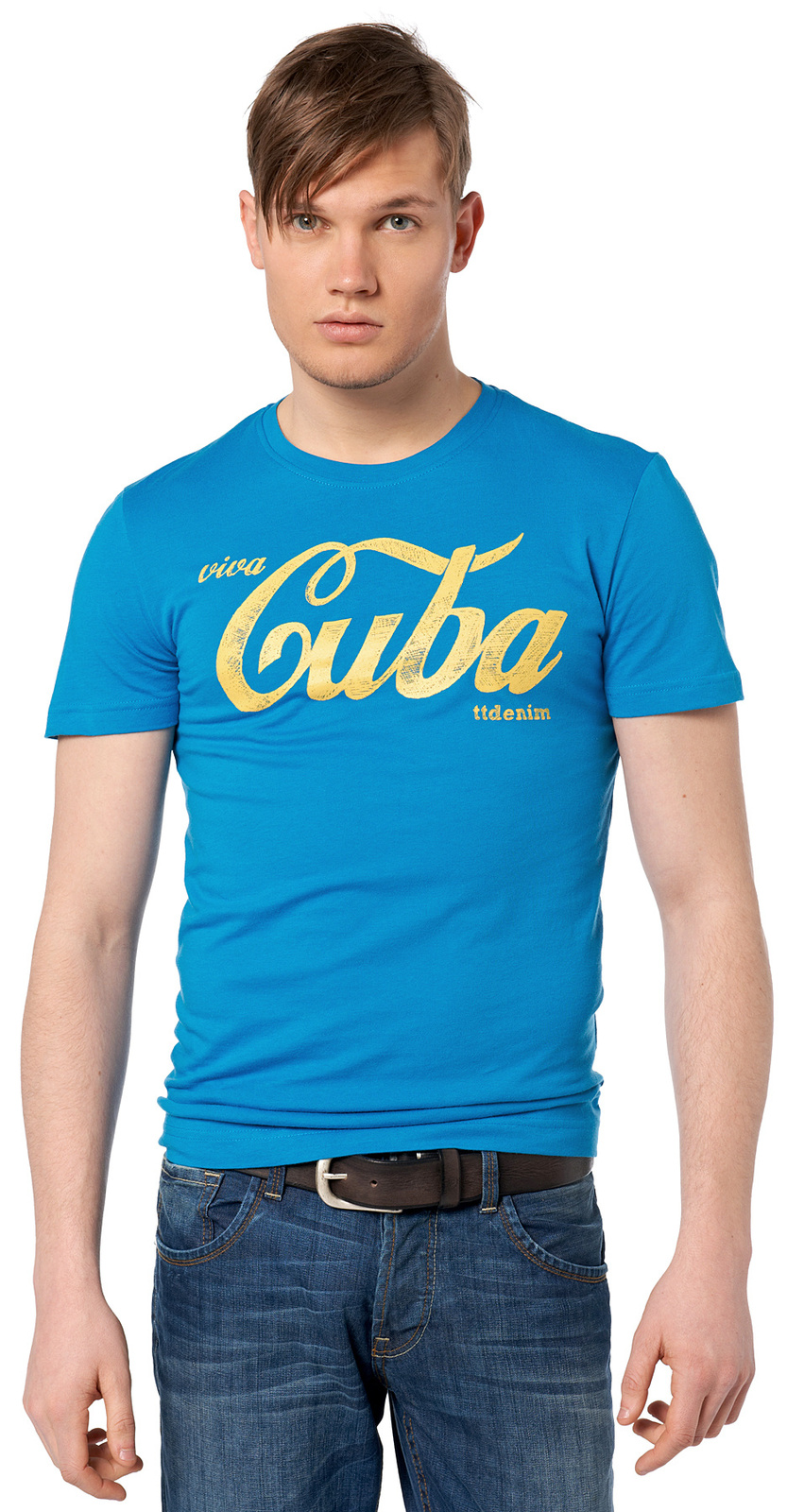 Tom Tailor kék Cuba póló fotója
