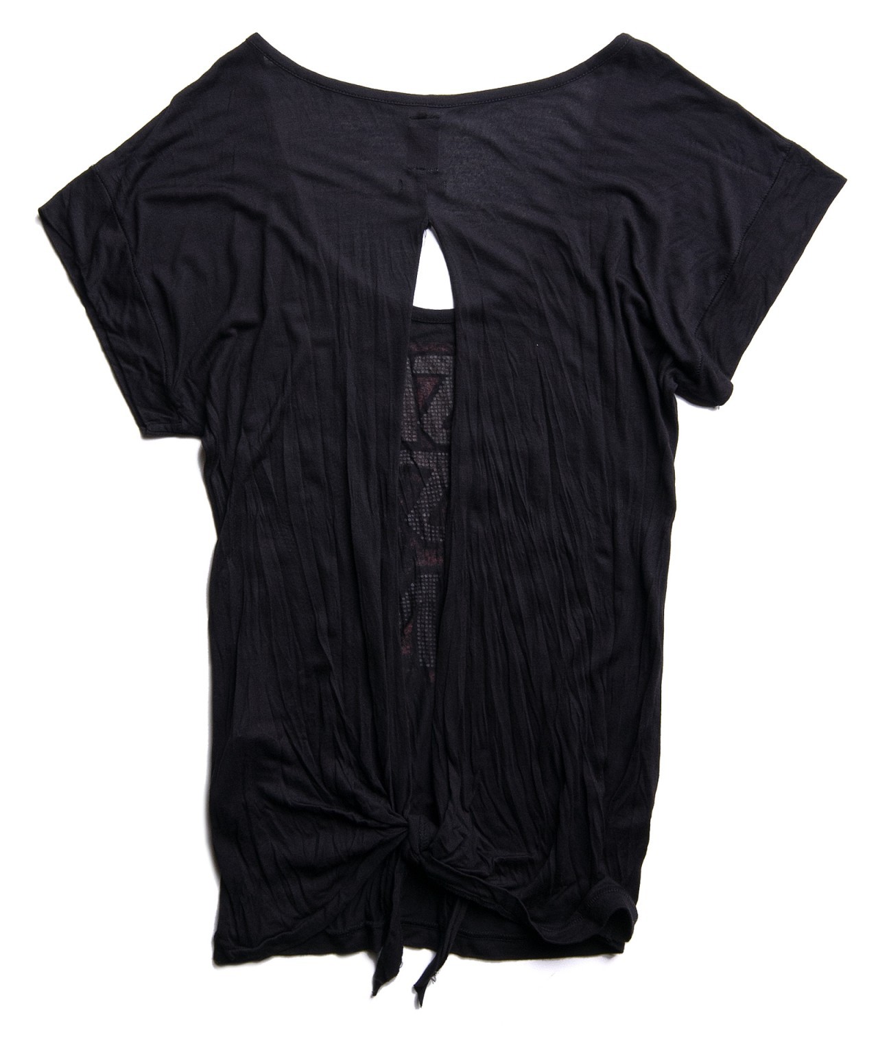 Replay nyitott hátú fekete póló 2013 fotója