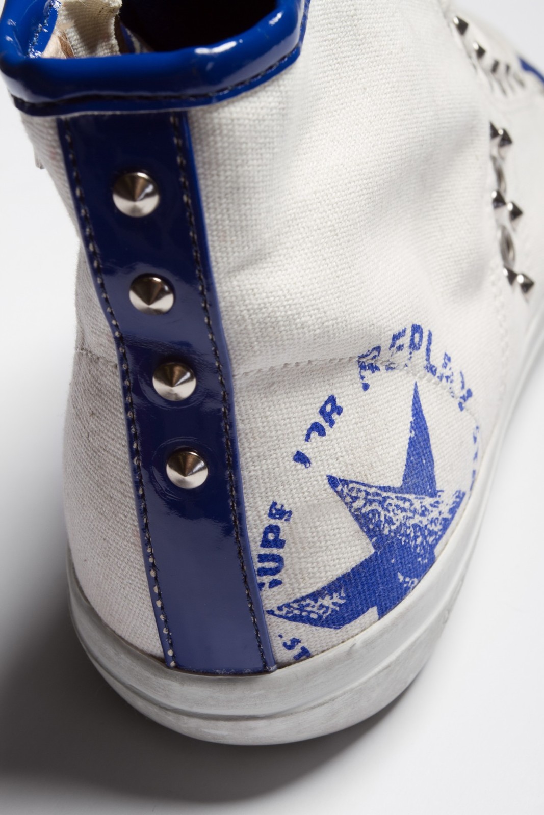 Replay kék-fehér szegecses tornacipő 2013.4.12 #39421 fotója
