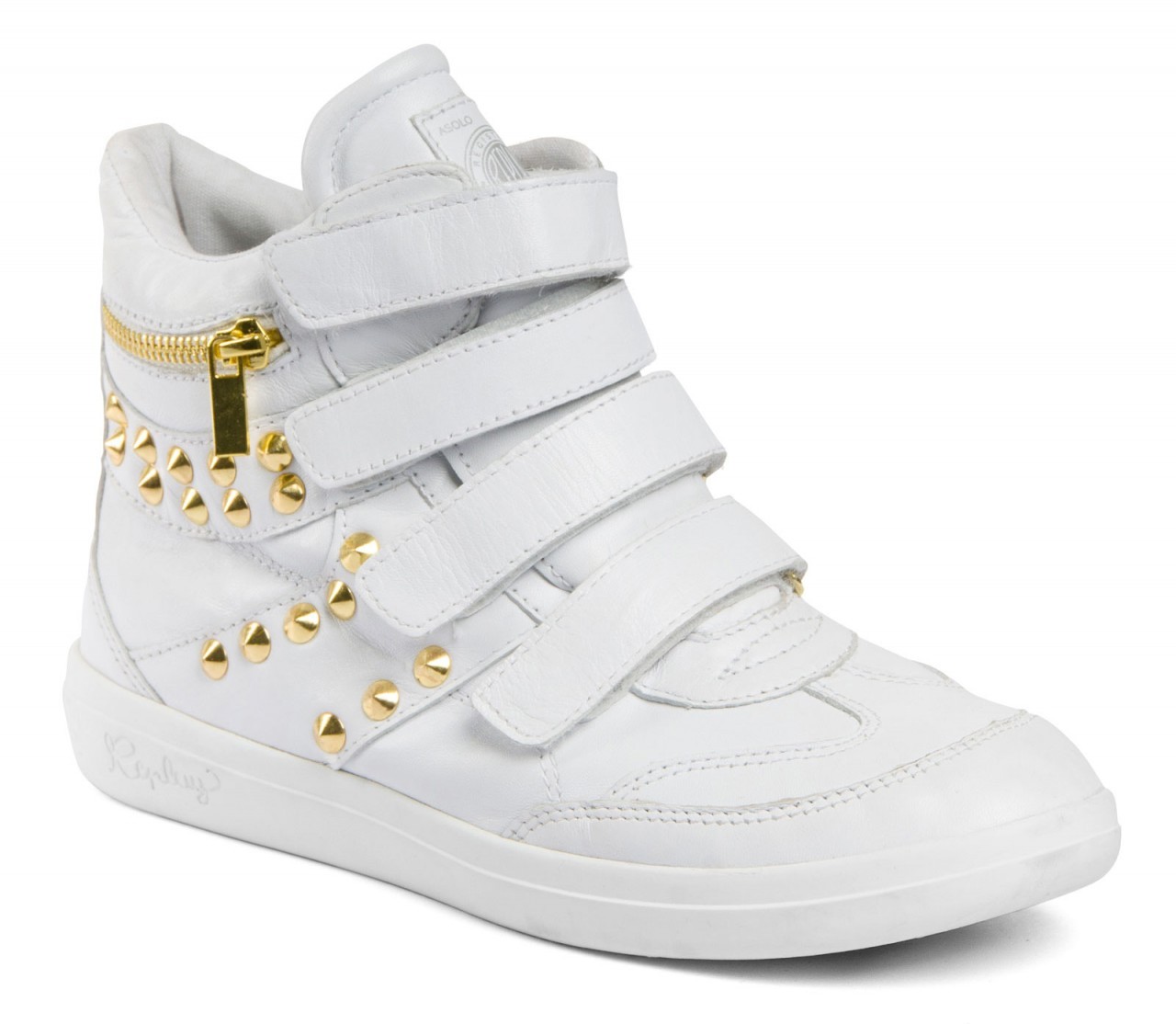 Replay fehér sneaker arany szegecsekkel fotója