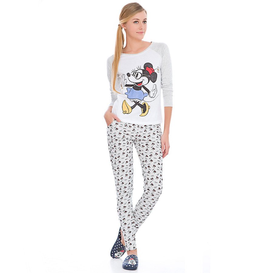 Women' Secret hosszú Mickey egeres pamut pizsama 2013 fotója