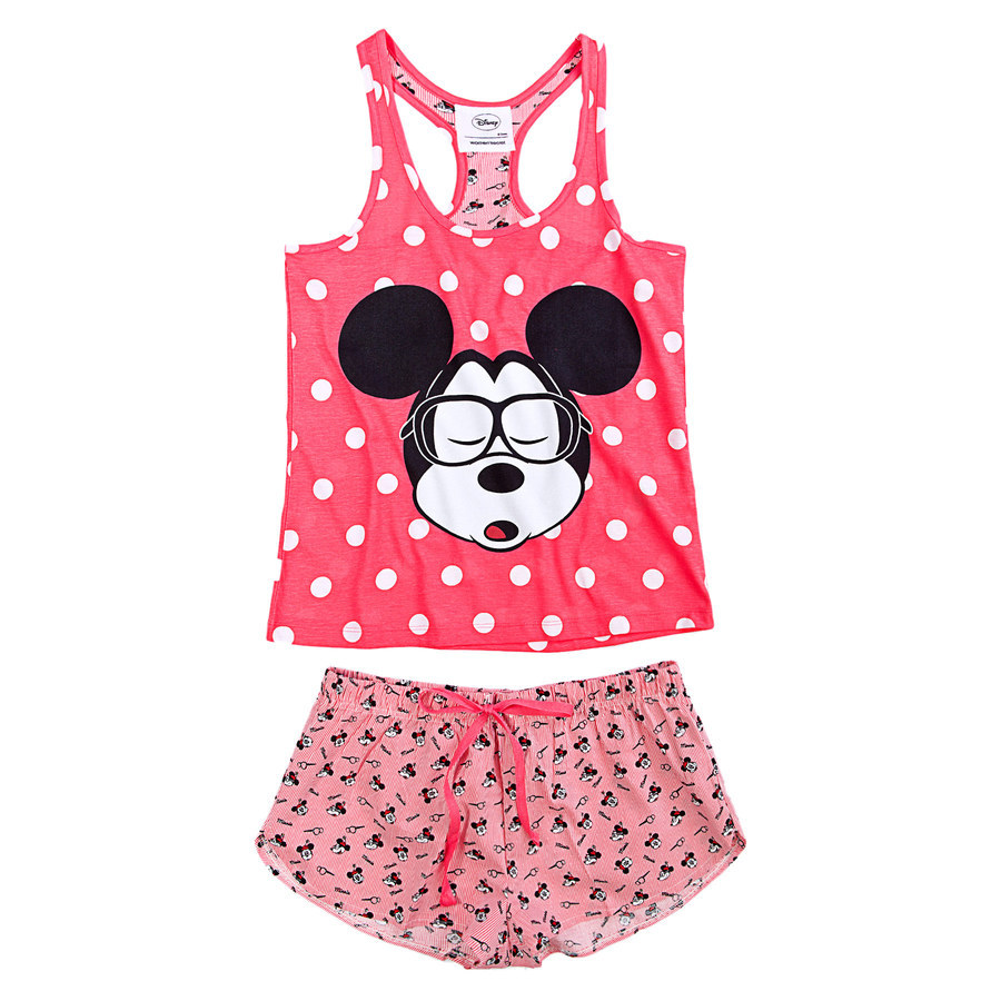 Women' Secret rövid pink-Mickey egeres pizsama fotója