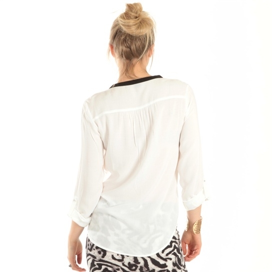 Pimkie bézs és fekete kétszínű ing 2013 fotója
