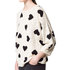 Zara szíves jacquard pulóver