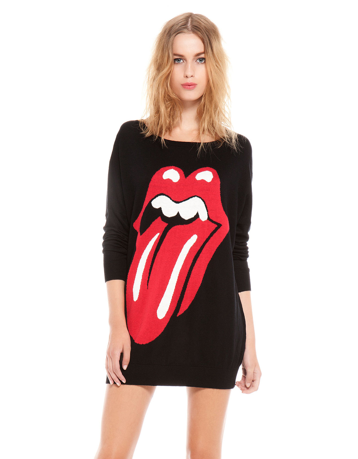 Bershka "Rolling Stones" pulóver fotója