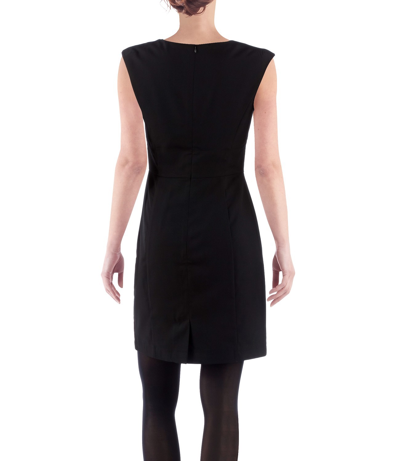 Camaieu fekete elegáns térdig érő ruha 2013 fotója