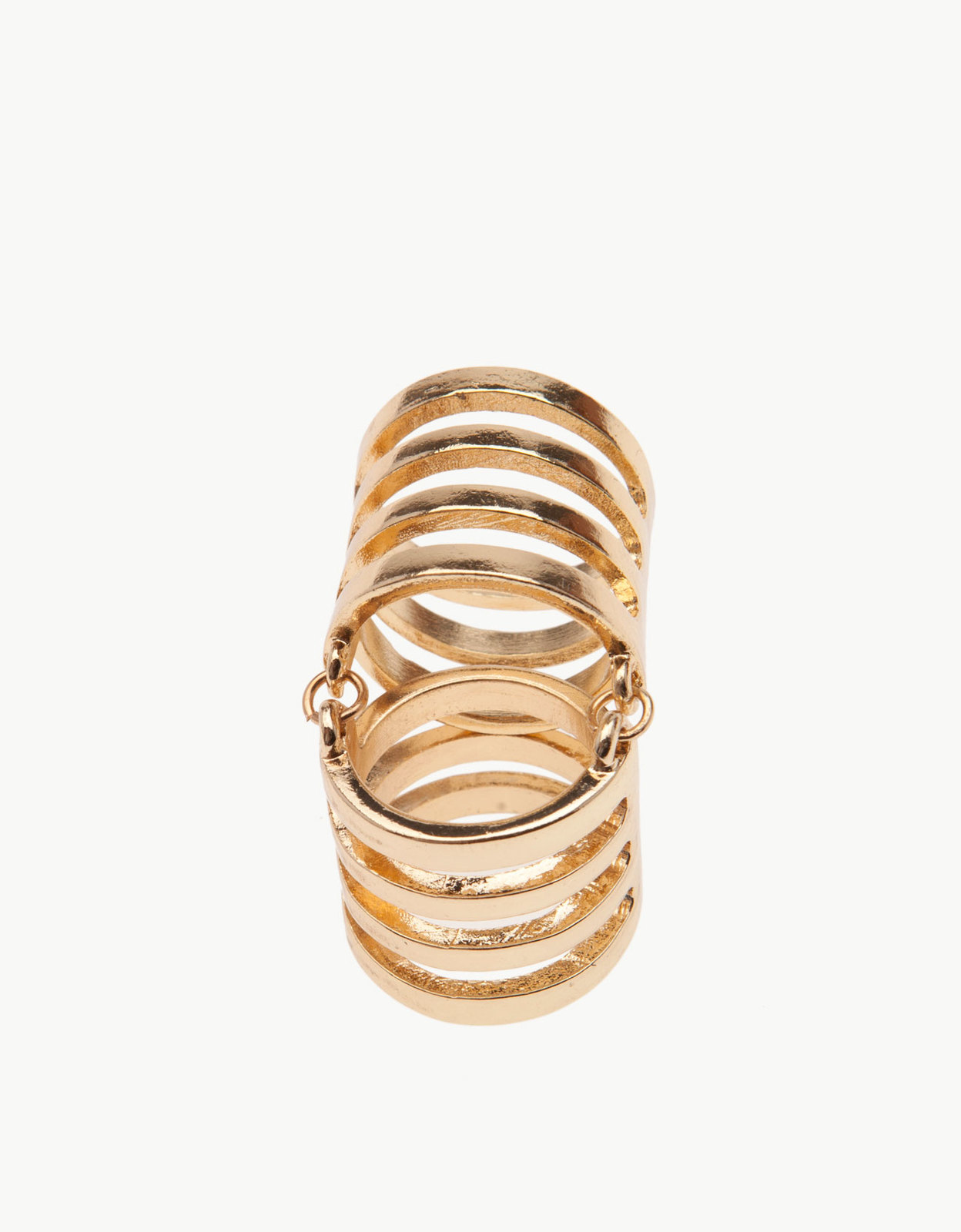 Bershka aranyszínű gyűrű 2013 fotója