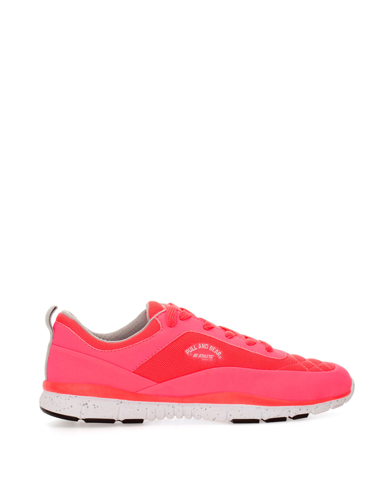 Pull and Bear pink-piros jogging cipő fotója