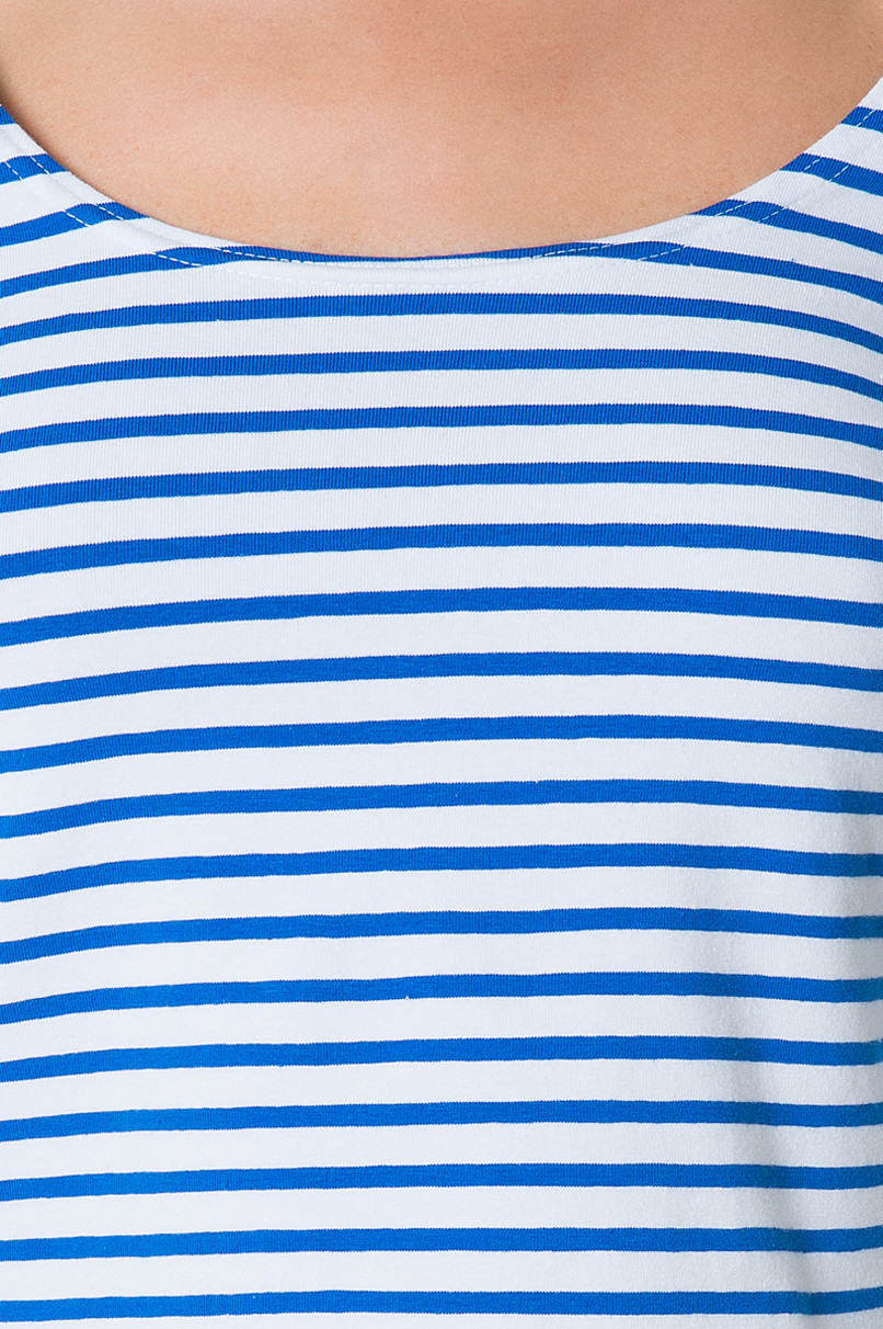 Tally Weijl kék & fehér csíkos rövid póló 2014.3.29 #46131 fotója