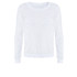 Tally Weijl fehér hálós átlátszó pulóver