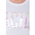 Tally Weijl fehér ACID feliratos póló