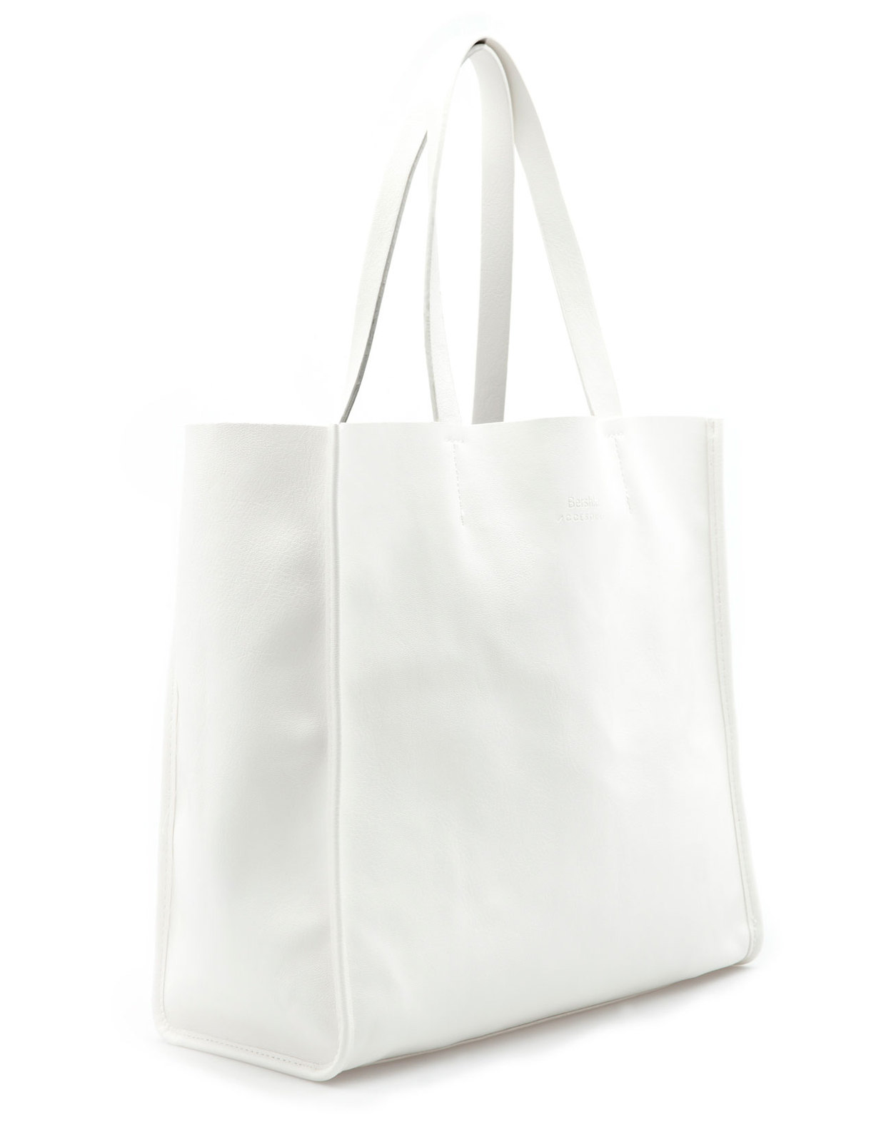 Bershka fehér bevásárló táska 2014 fotója