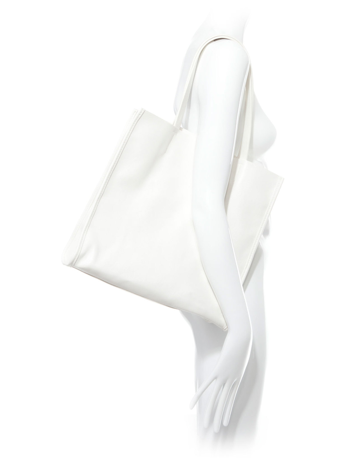 Bershka fehér bevásárló táska 2014.6.16 fotója