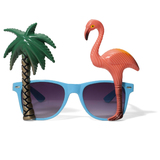 New Yorker flamingós-pálmafás napszemüveg