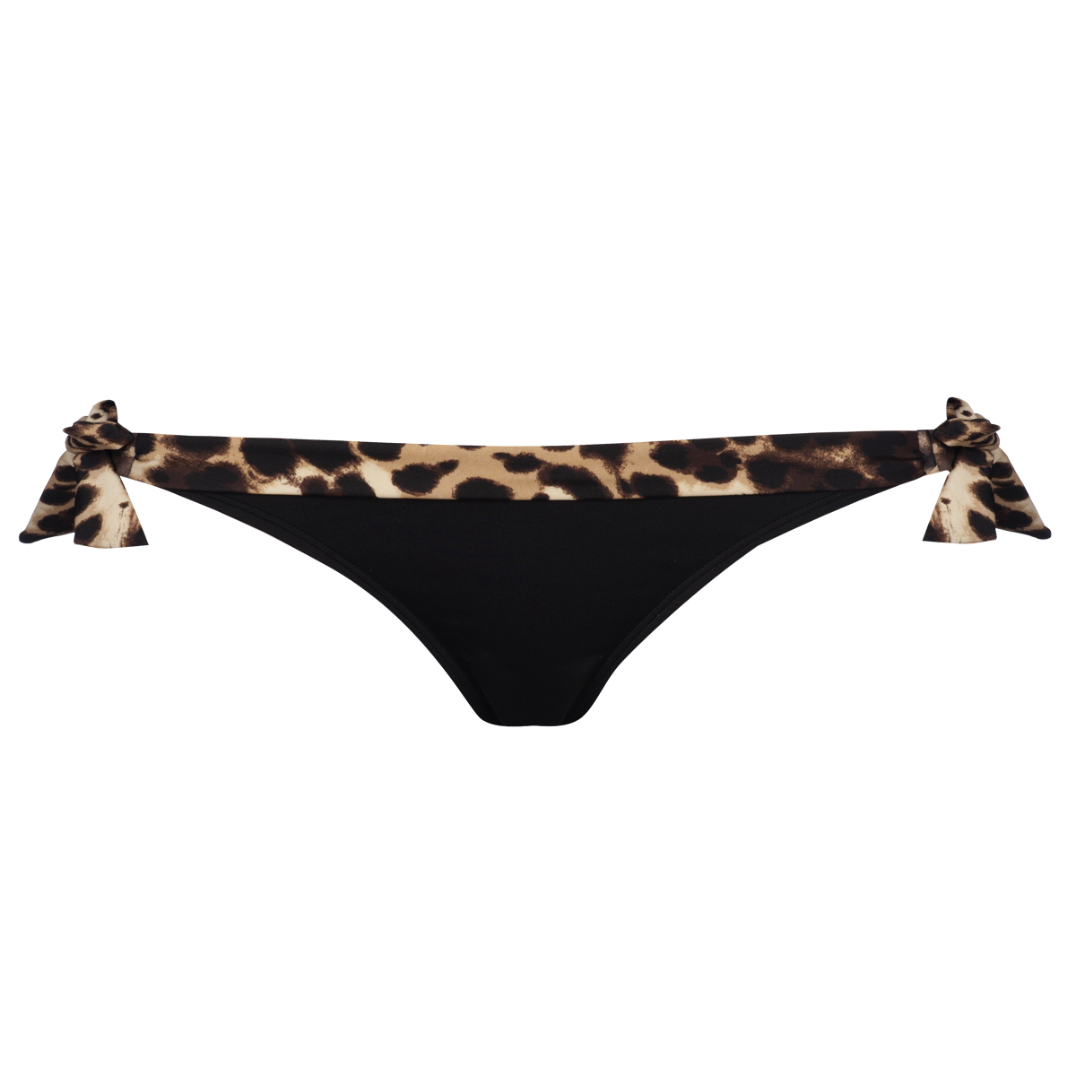 New Yorker fekete leopárdos bikini alsó fotója