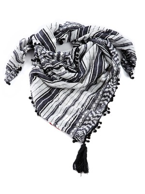 Camaieu feket-fehér női sál