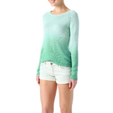 Promod színátmenetes zöld pulóver