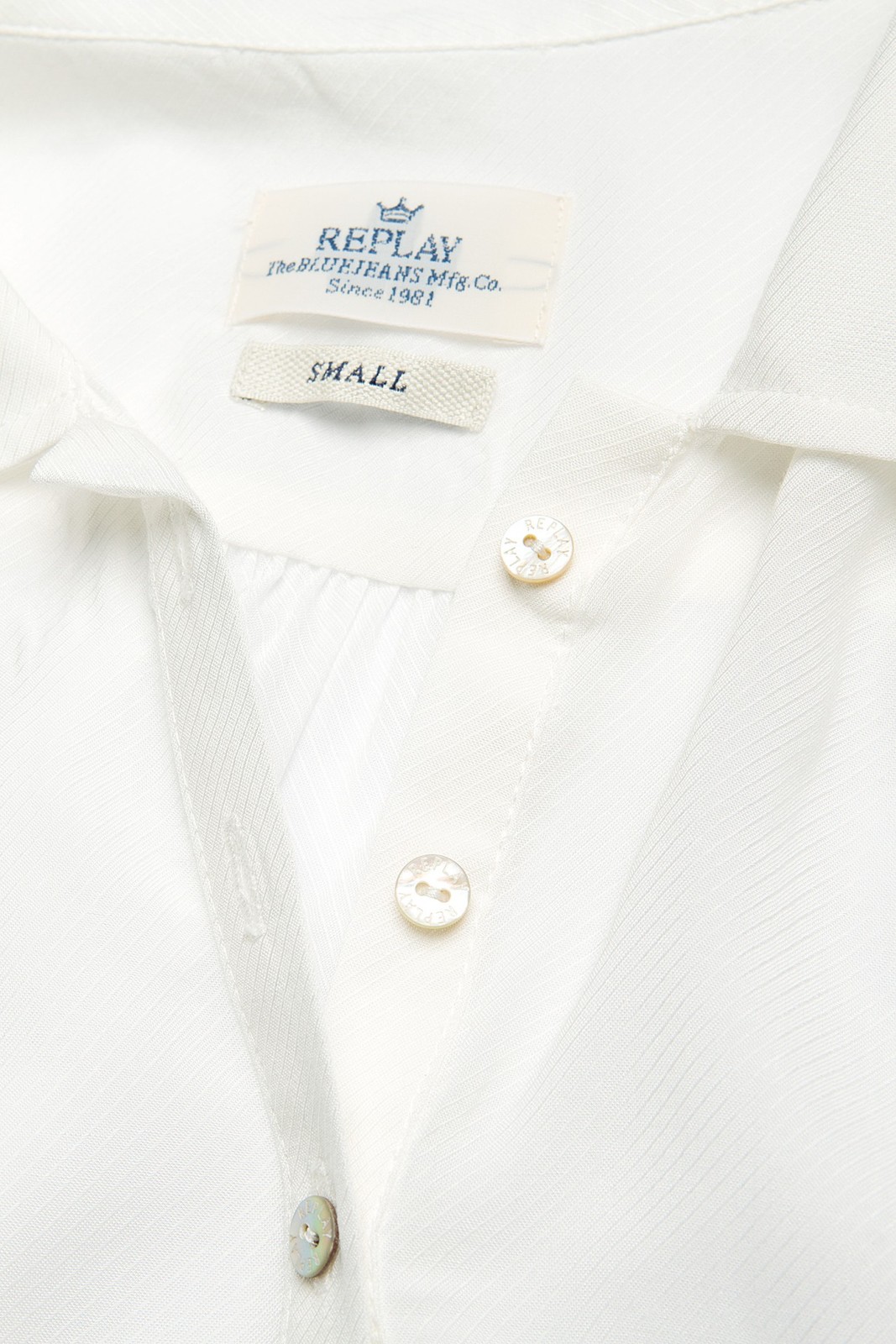 Replay ujjatlan viszkóz műselyem ing oldalhasítékkal, aszimmetrikus szegéllyek 2014.5.14 fotója