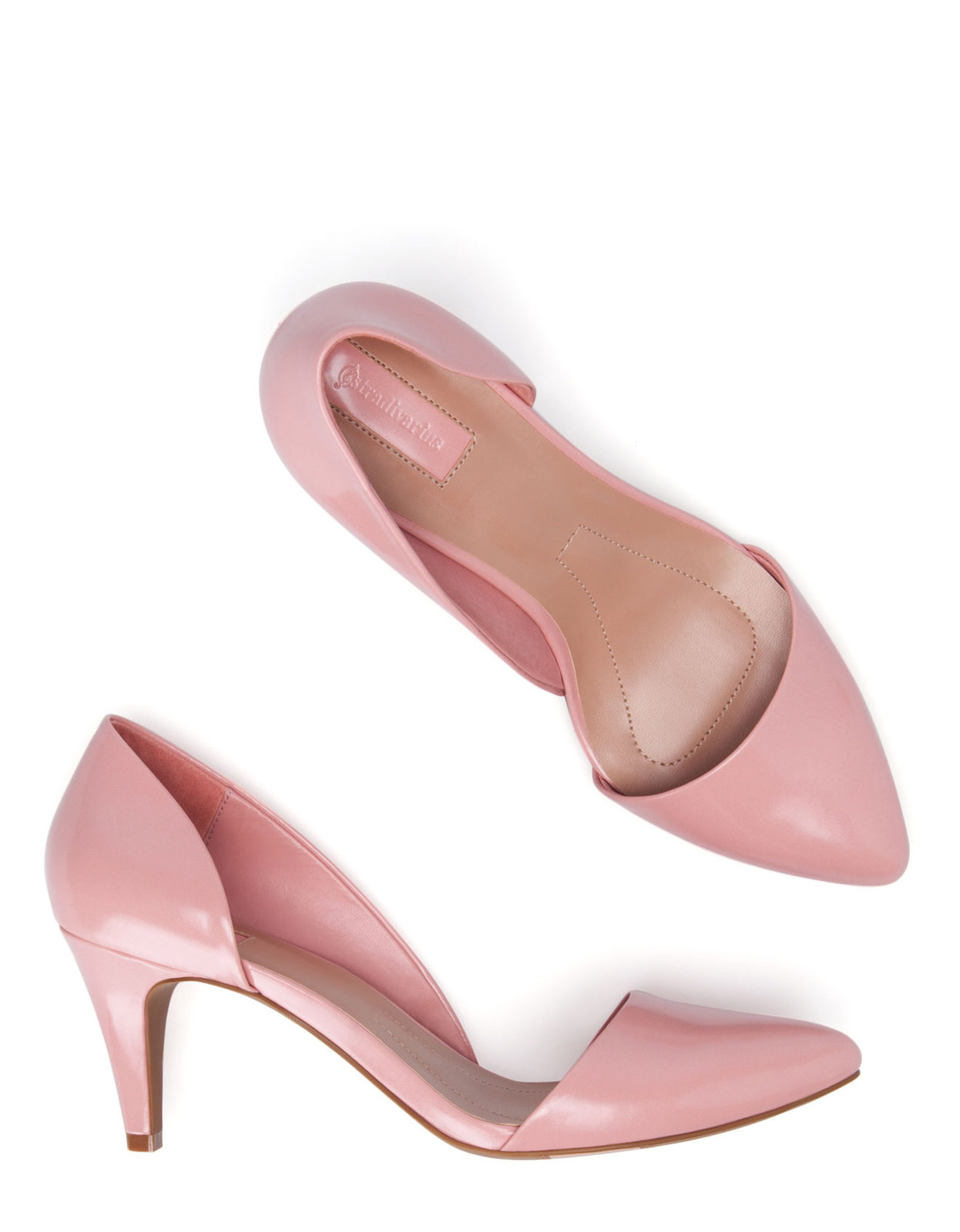 Stradivarius rózsaszín magassarkú cipő 2014.3.21 fotója