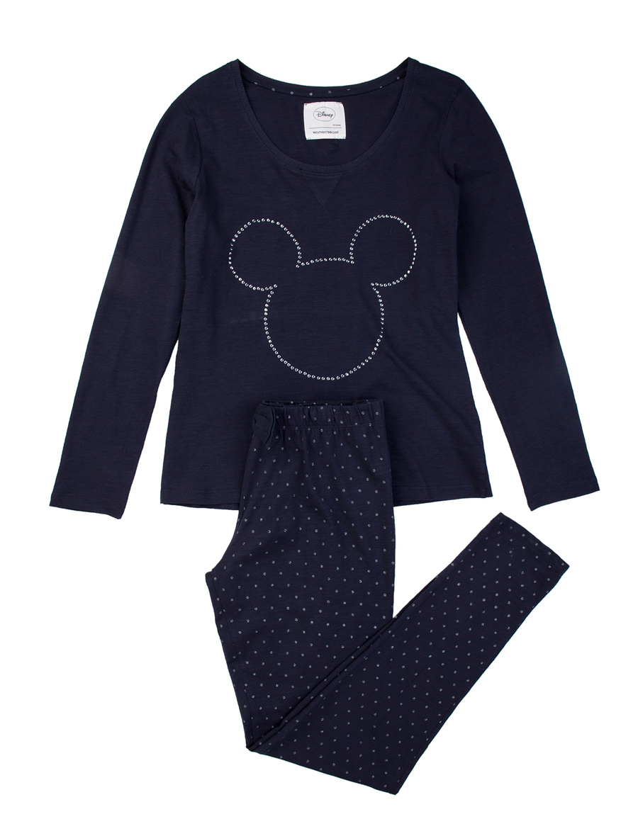 Women' Secret Mickey hosszú pamut pizsama 2014.7.4 fotója
